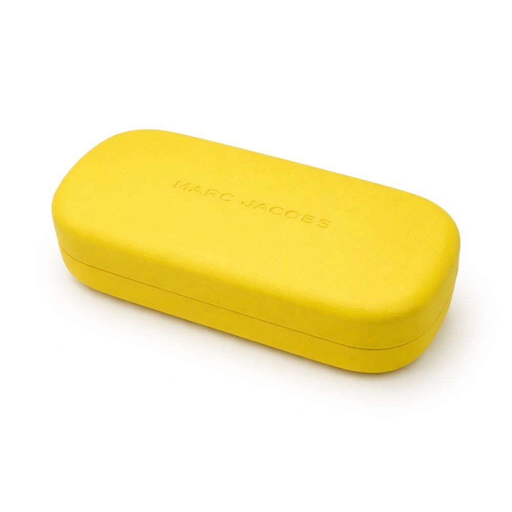 Marc Jacobs Bright Yellow *Case Only* Sunglass Eyeglass Case Travel Designer